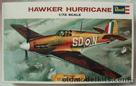 Revell 1/72 Hawker Hurricane, H616 plastic model kit